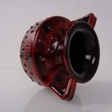 Italian Strawberry Ceramic Vase by Fratelli Fanciullacci for Bitossi, 1960s