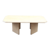 Travertine coffee table 80s