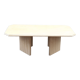 Table basse en travertin années 80