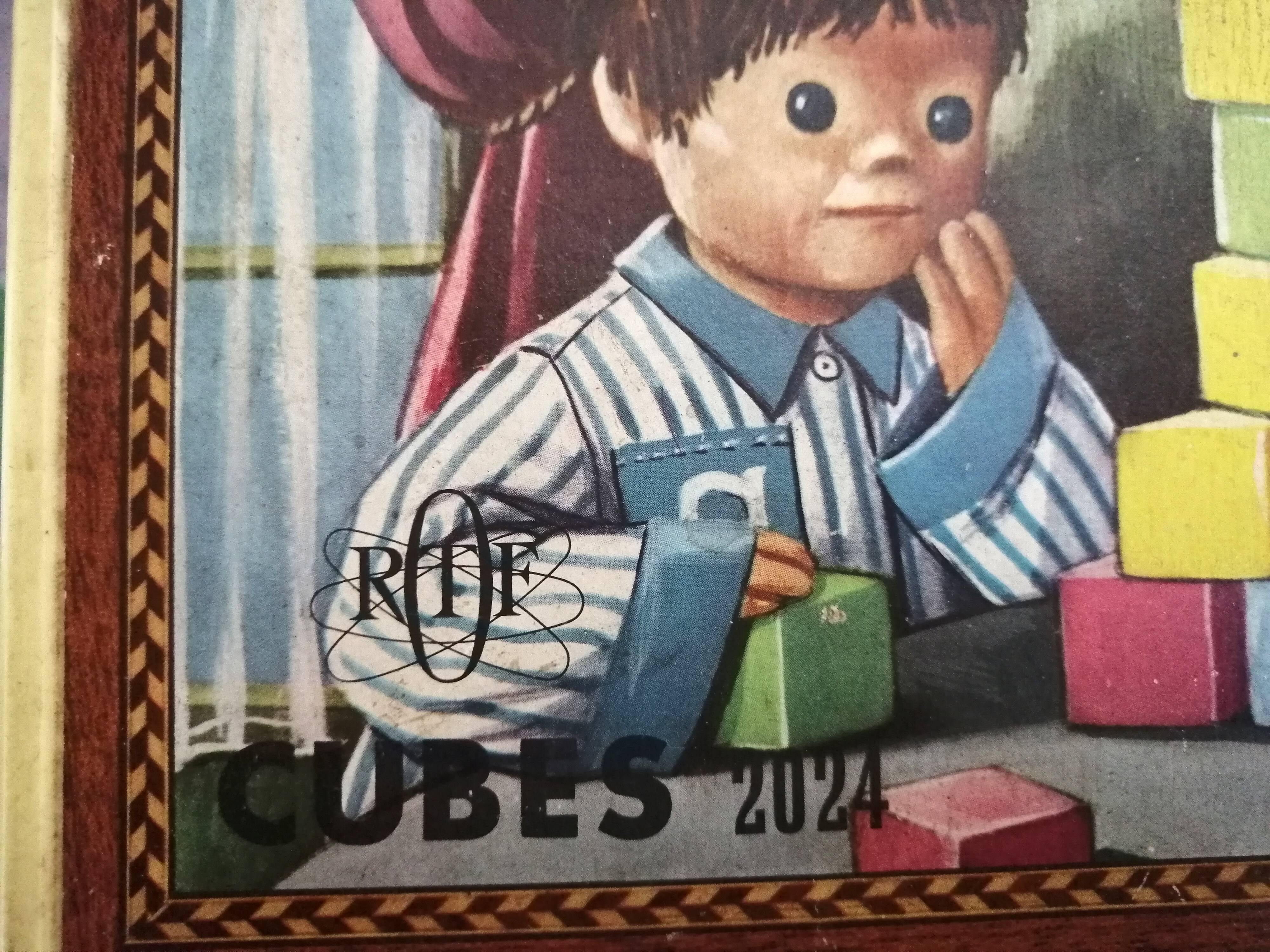 Box of cubes "Good night little" 1960 complete.