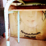 Desk with door-satchel