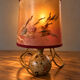 Table lamp in pyrite stone by Guy Baudat, 1970s – Ball base