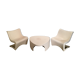 Two armchairs and a coffee table