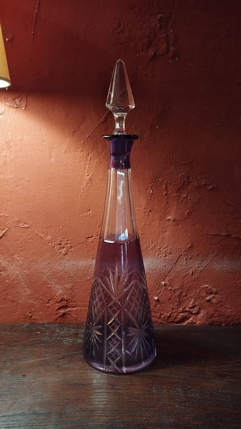 Bohemian crystal carafe