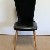 Suite of 8 baumann chairs, "essor" model – 1960s