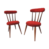 Pair of chairs "moumoutes" 1970