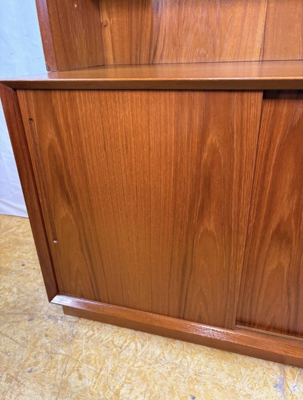 Mid Century Retro Teak Wall Unit / Bookcase by Poul Hundevad (1960s)  A fan