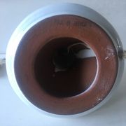 Lampe vintage en céramique craquelée