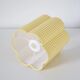 Flower-shaped lampshade Flora "mini yellow check"