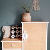 Storage cabinet entrance bohemian style