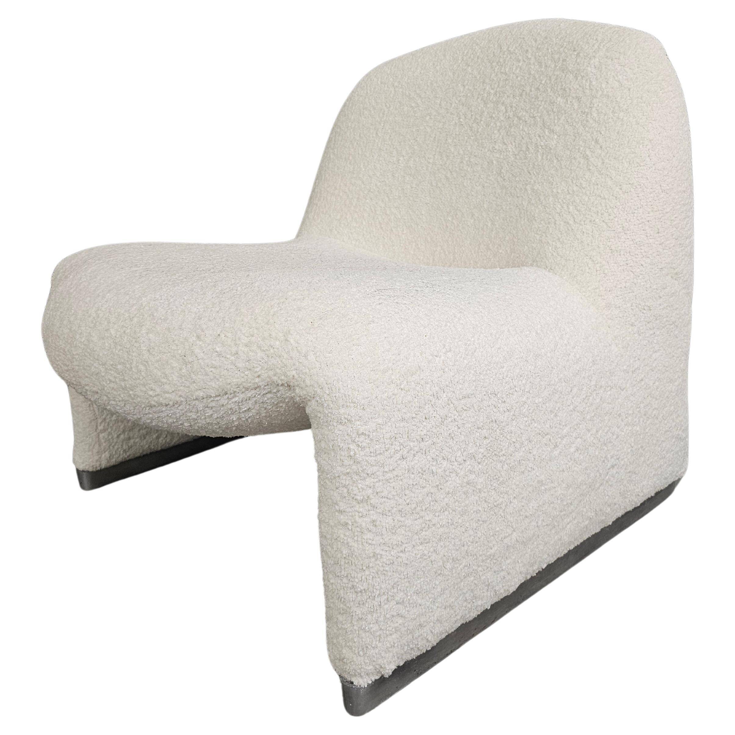 Fauteuil Alky en bouclé par Giancarlo Piretti pour Artifort