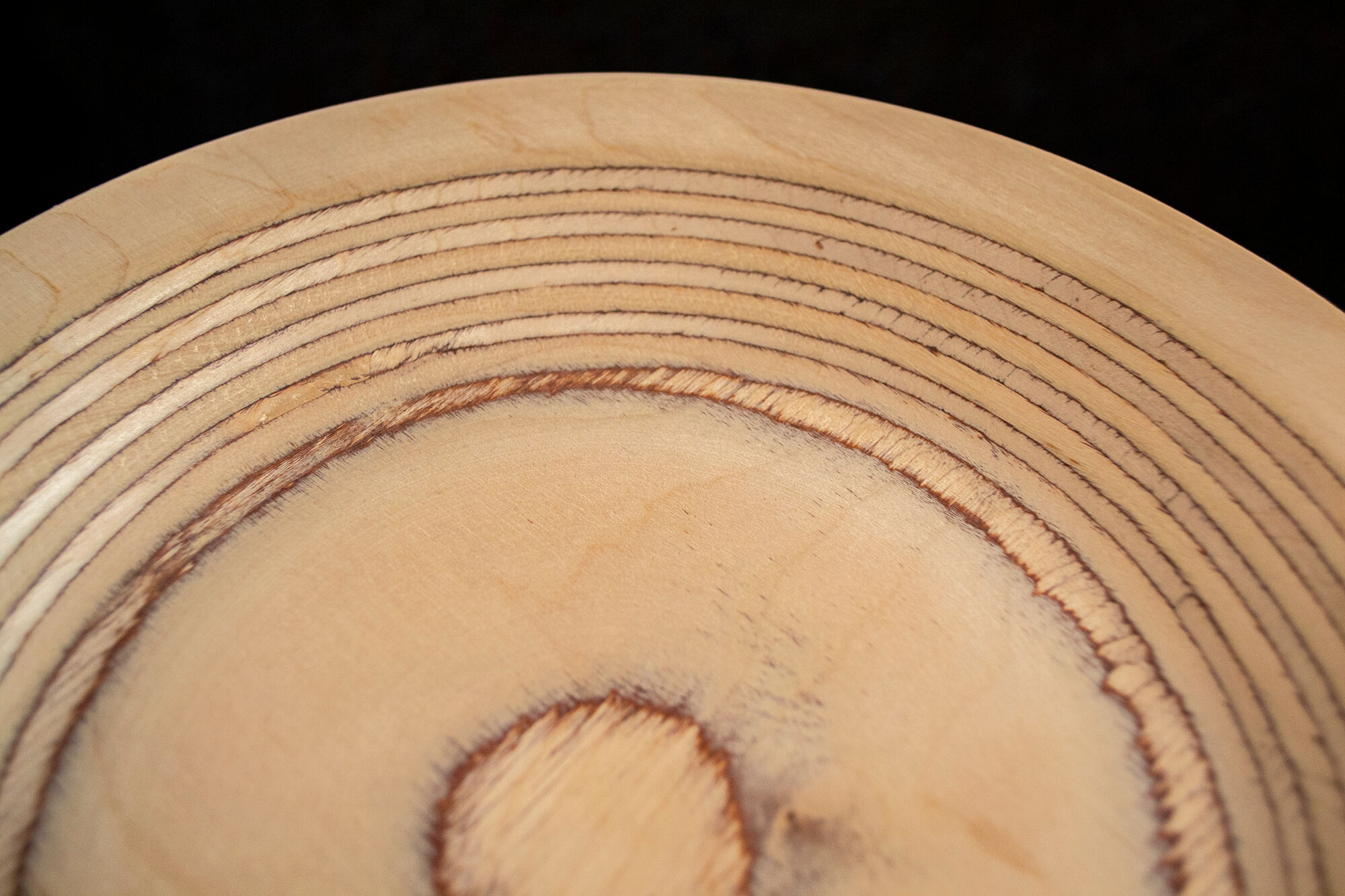 Set of birch wood plates by Eero Saarinen for Keuruu 60s