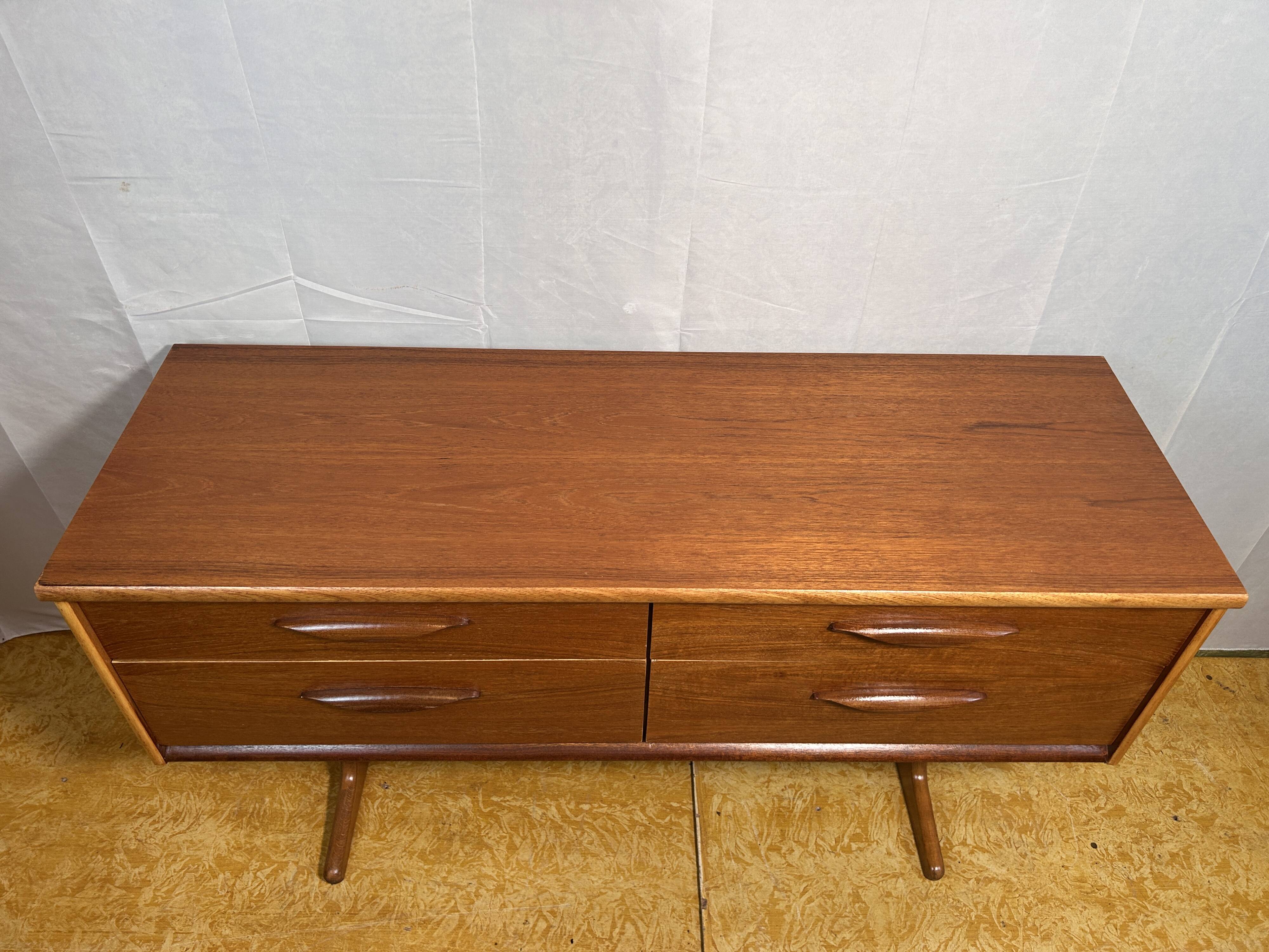 Mid century retro vintage teak small sideboard by Austinsuite 1960