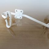 Pair of white metal hooks 30s 40s