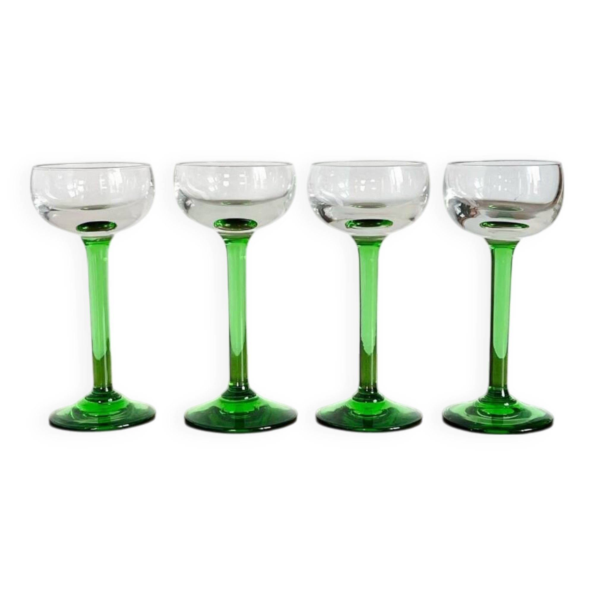 4 new 1960s bistro glasses for digestifs