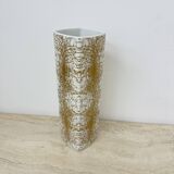 Art Porcelain Abstract Gold Pattern Vase van Heinrich & Co Selb Bavaria, Du