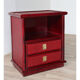 Vintage Dal Vera bedside table in bamboo and wicker, 1970