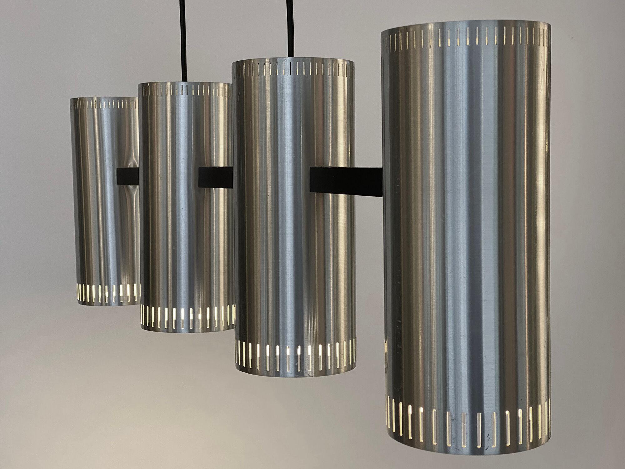 Pendant light "Cylinder IV" by Jo Hammerborg for Fog & Mørup. Denmark 1960s
