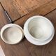 Vintage sugar bowl in Gien porcelain
