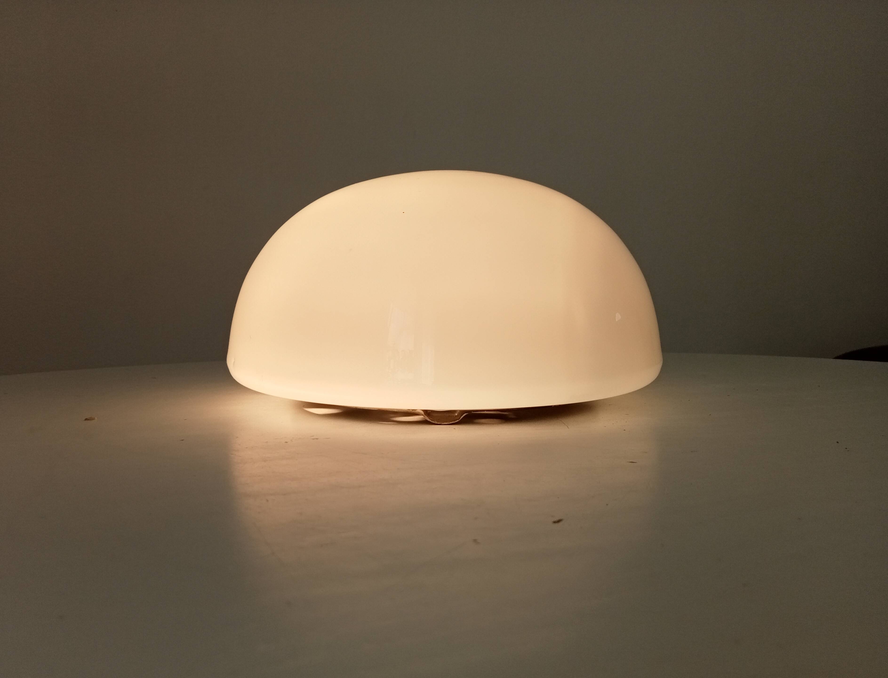 Vintage opaline ceiling light from the 50s/60s