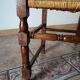 Set of 5 straw chairs