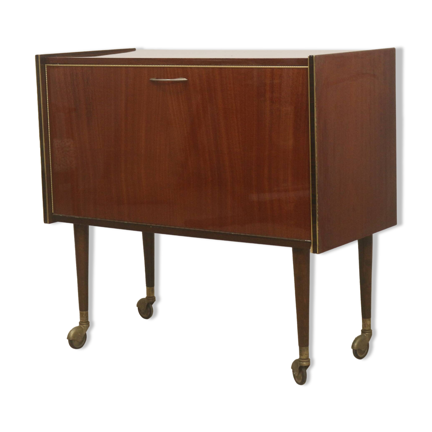 Bar cabinet on wheels circa 1950