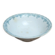 Antique large salad bowl from Saint-Amand, Argenton model in ironstone.