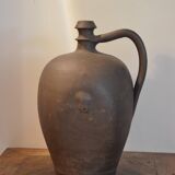 Brown terracotta jar