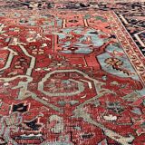 Tapis Persan Heriz Ancien Vers 1900/1910