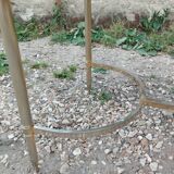 Antique vintage coffee table with marble top