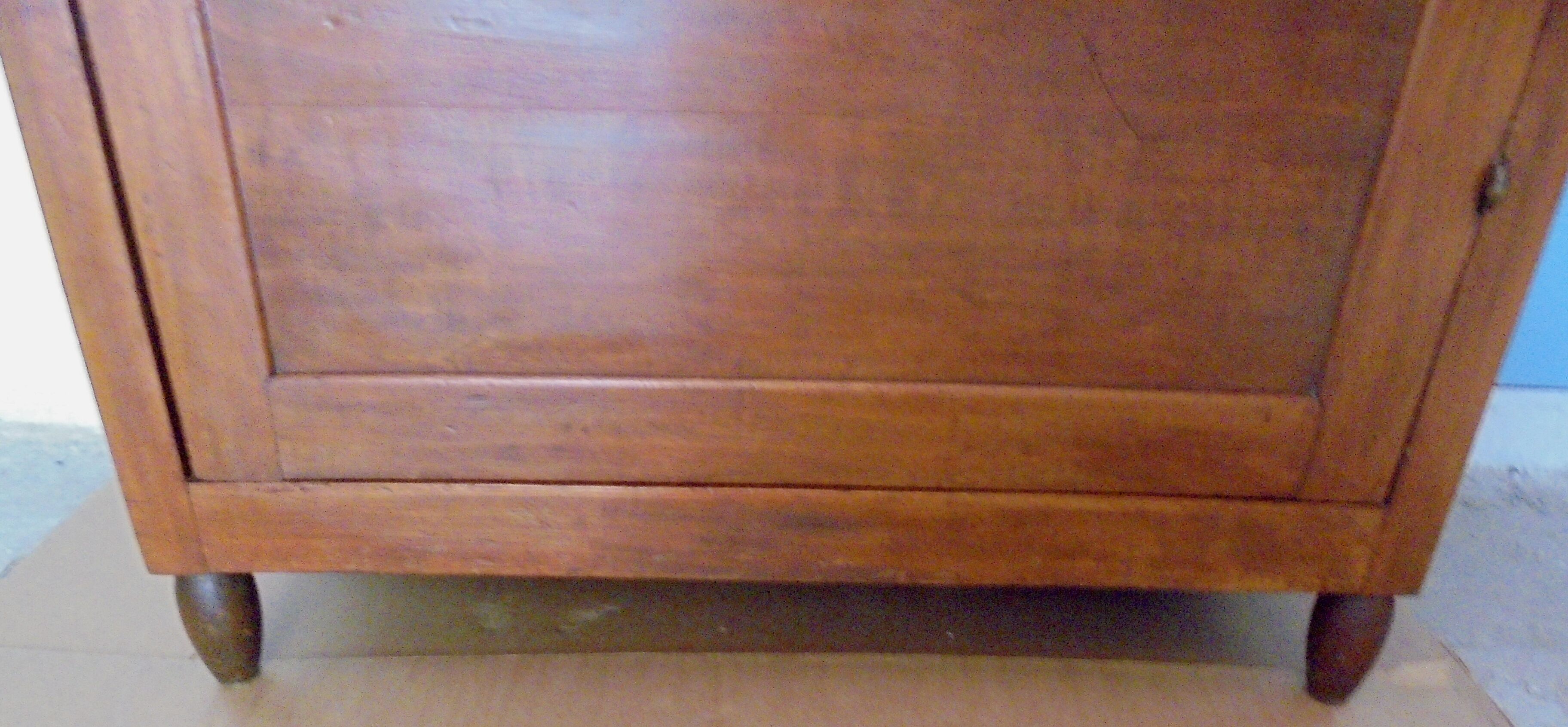 Vintage wood wardrobe