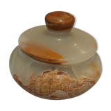 Round marble box
