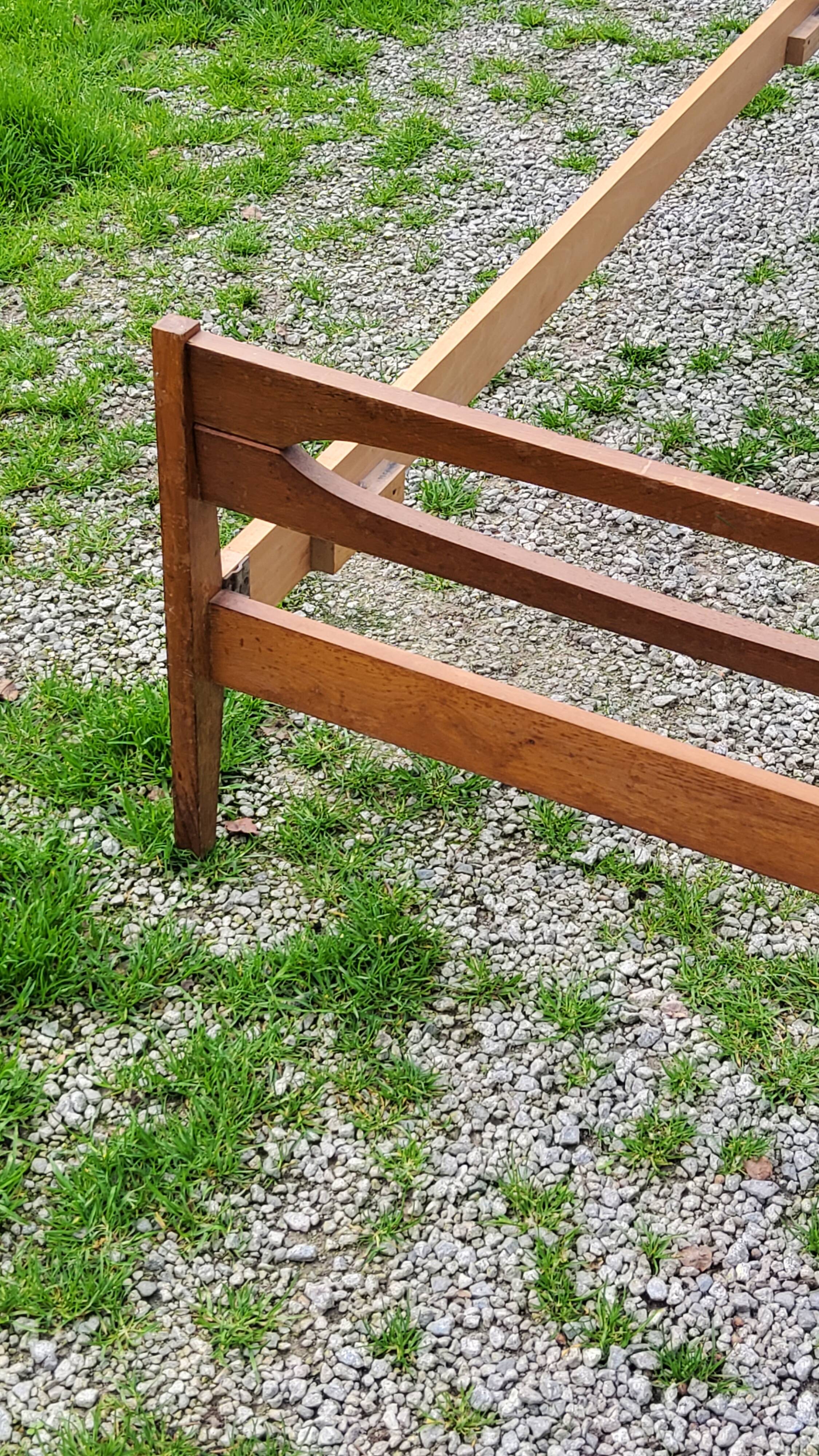 Vintage 50s oak daybed
