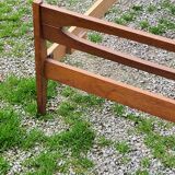 Vintage 50s oak daybed