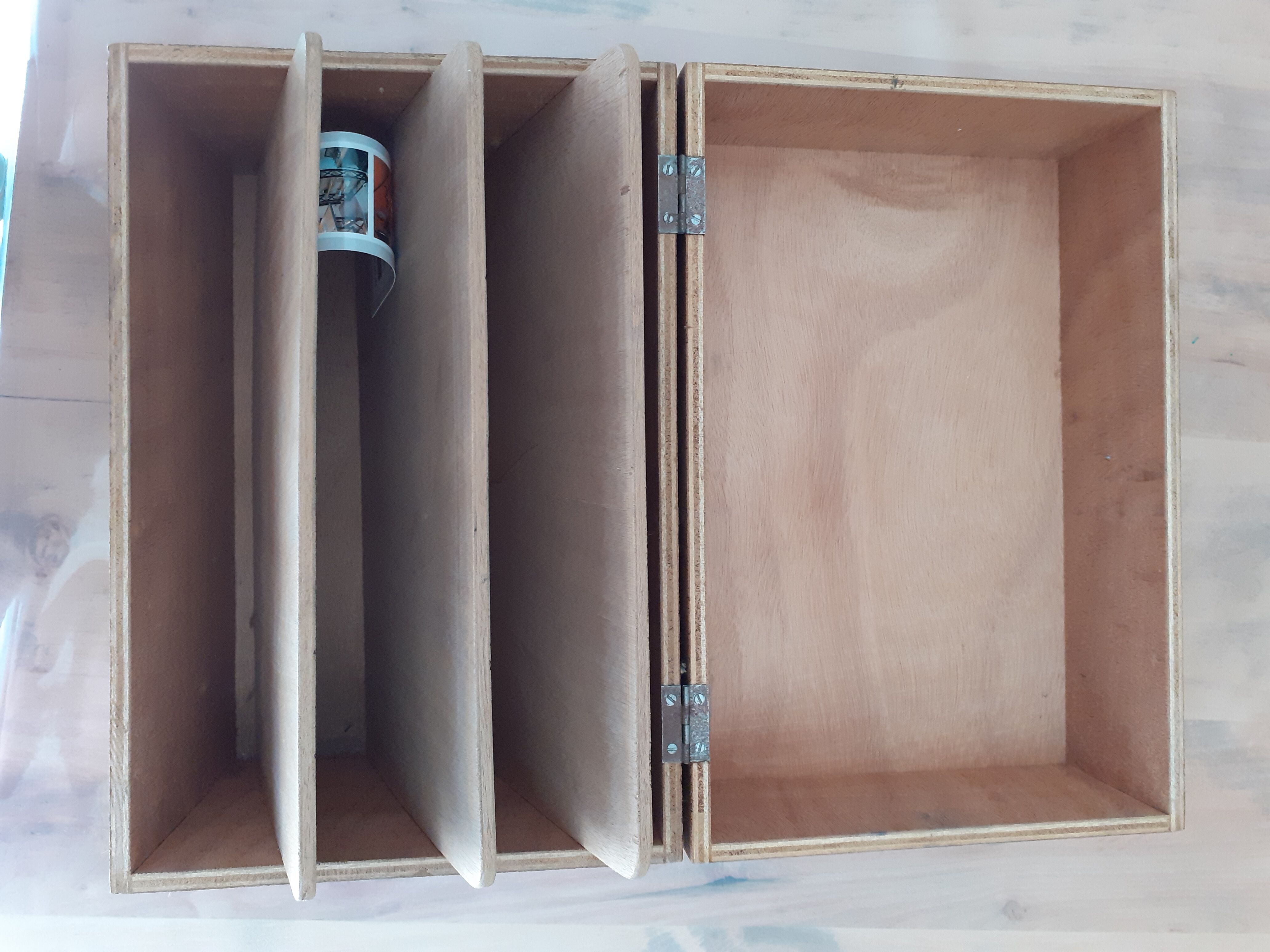 Wooden filing box
