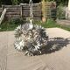 Suspension daisies in metal art deco