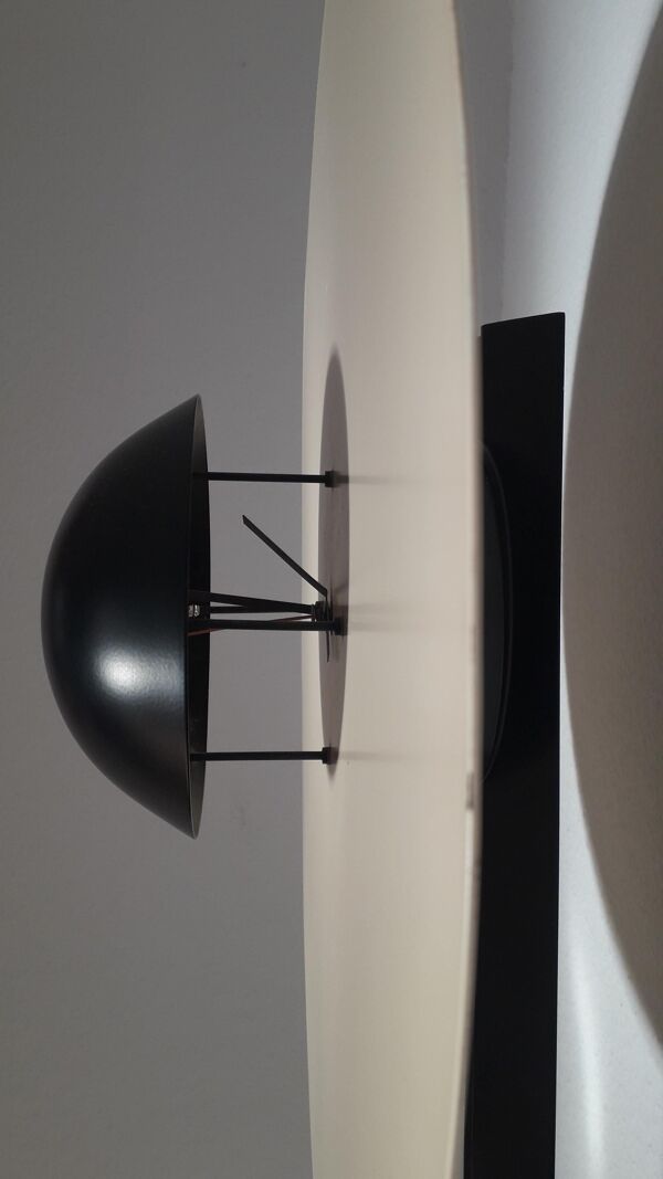 Italian clock lamp, 1980s