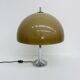 Mid-century mushroom table lamp with chrome base, 1970s