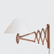 Concertina wall lamp by Erik Hansen
