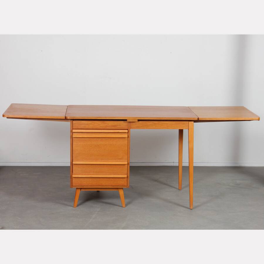 Vintage oak desk, 1960s