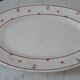 Oval flat Digoin Sarreguemines model "Andrée" 40s