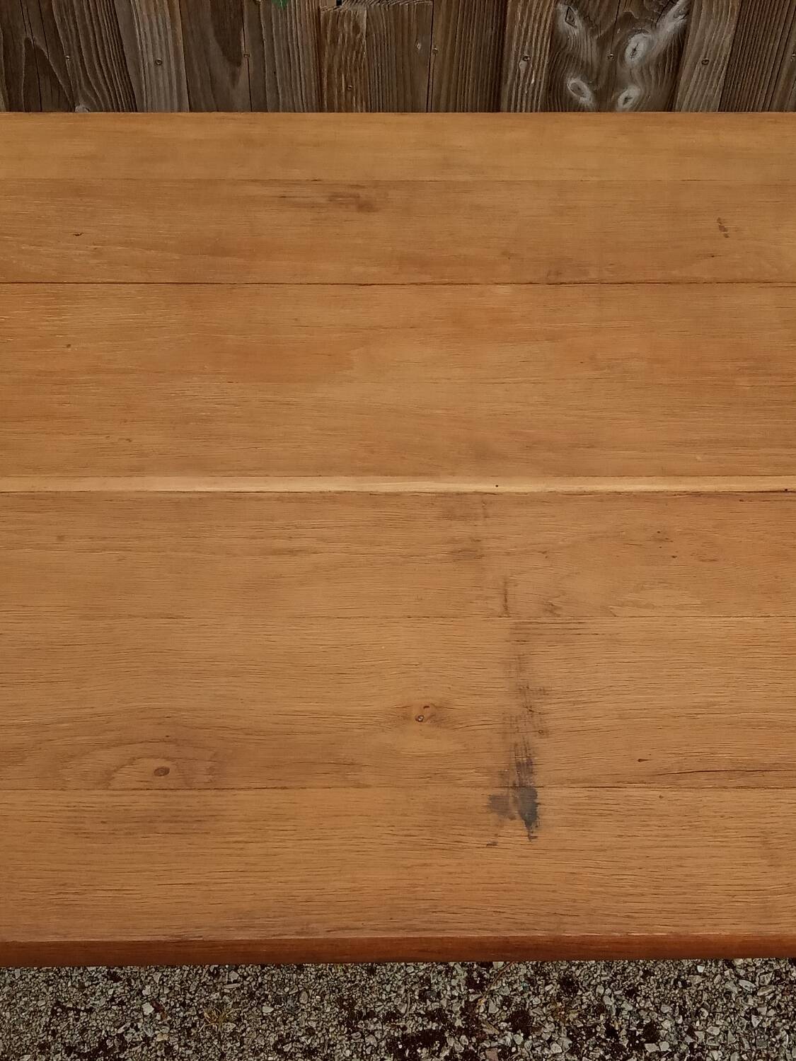 Oak farm table, 1930s/40s