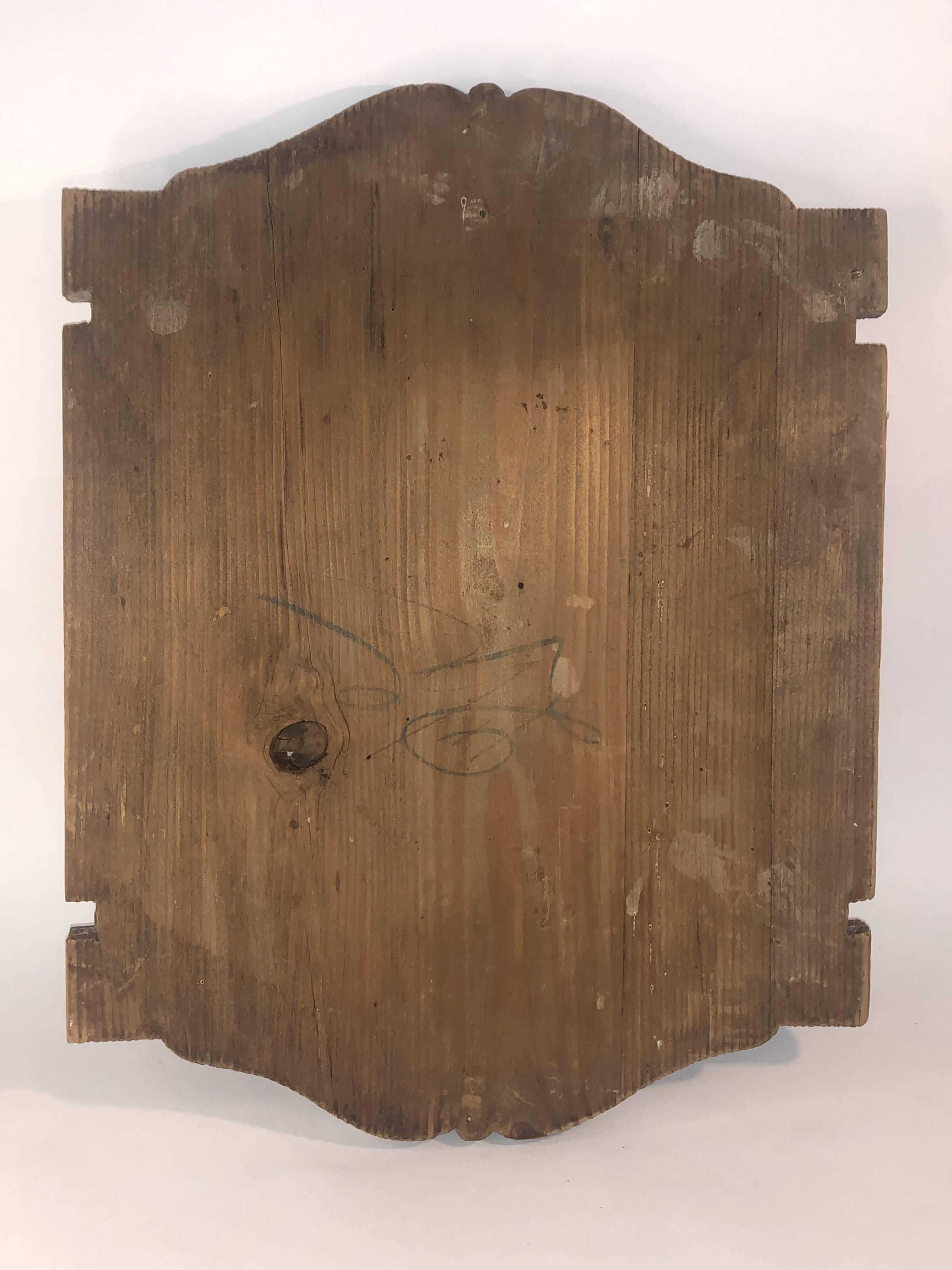 19th Century Repoussé Copper Mirror