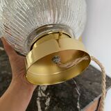 Table lamp with vintage xxl globe