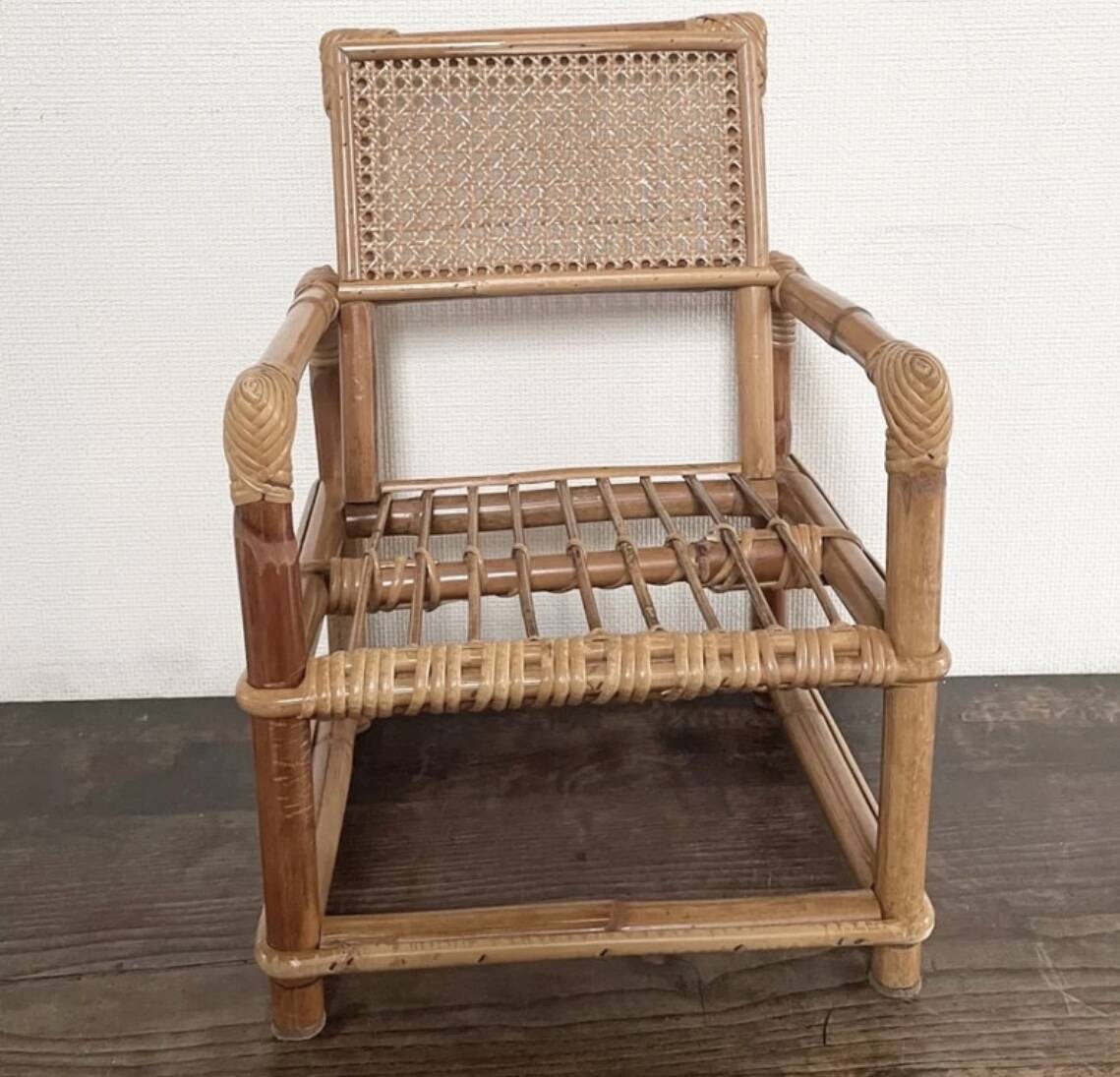 Child's rattan armchair