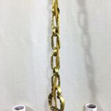Chandelier 4 lights bronze and grapevines