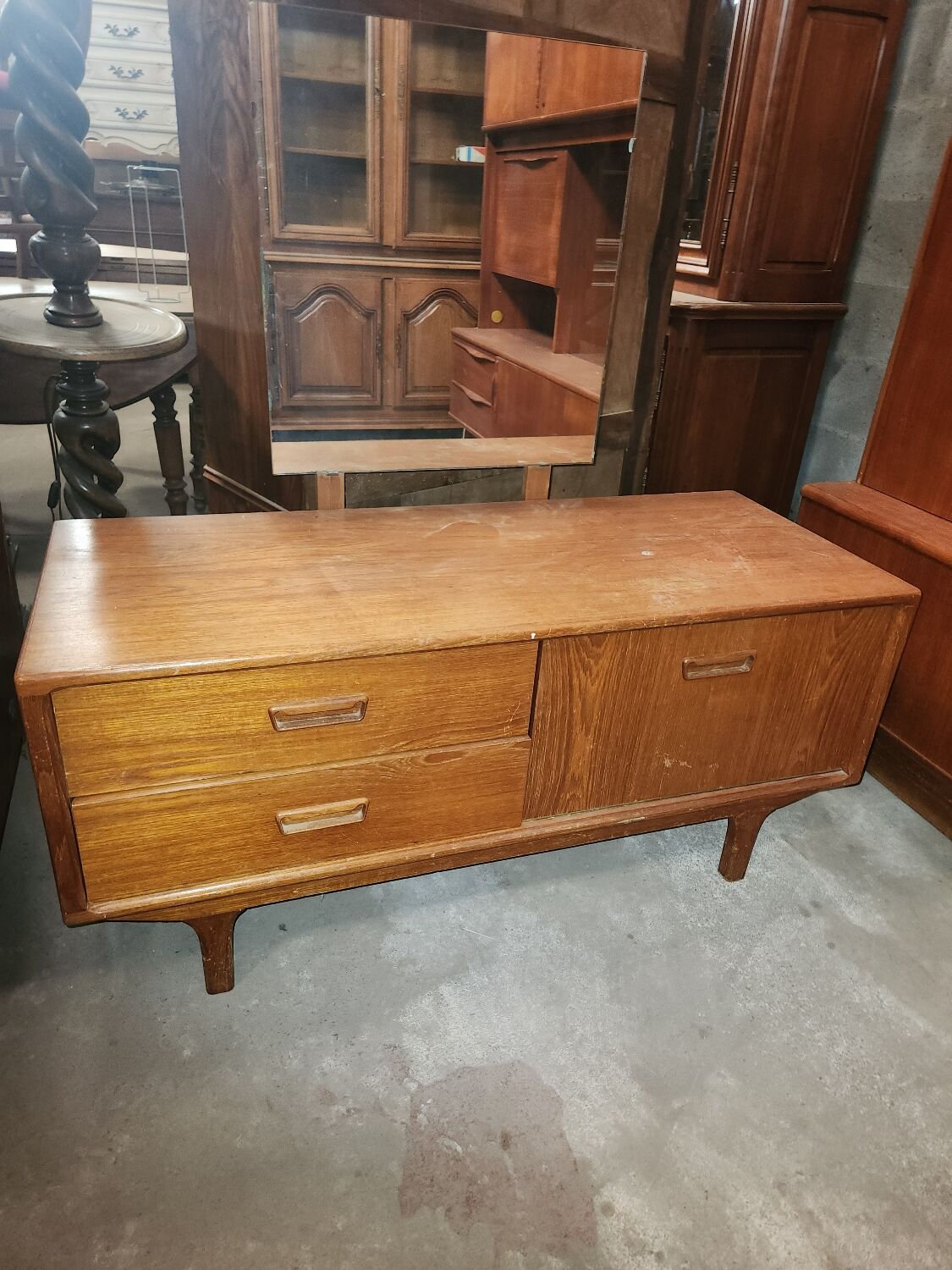 Scandinavian psyche chest of drawers from the 60s