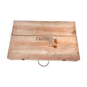 Boîte FAUCHON bois et corde