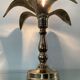 Golden palm lamp from the 70s