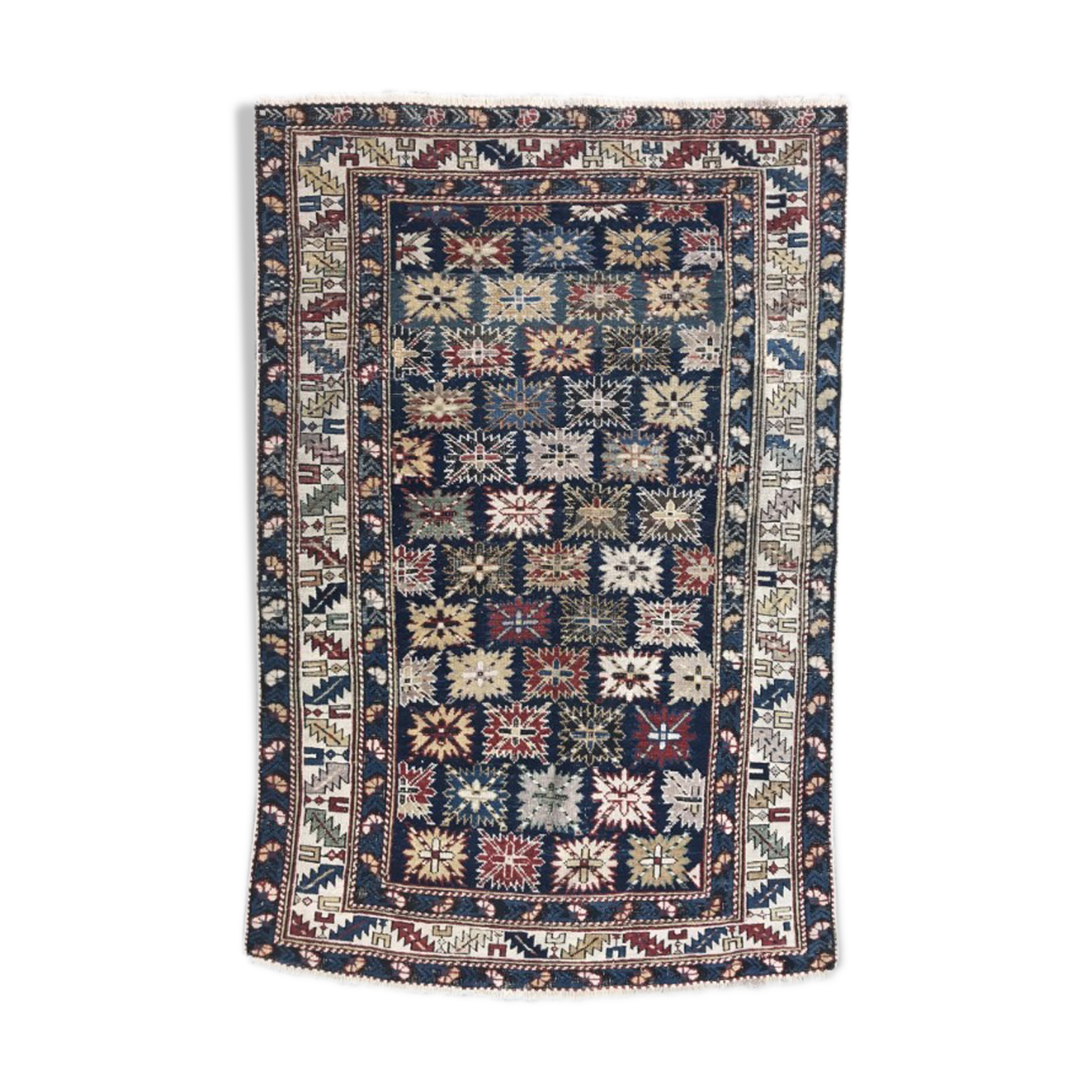 Caucasus Chirwan 19th century rug handmade 105 X 155 CM